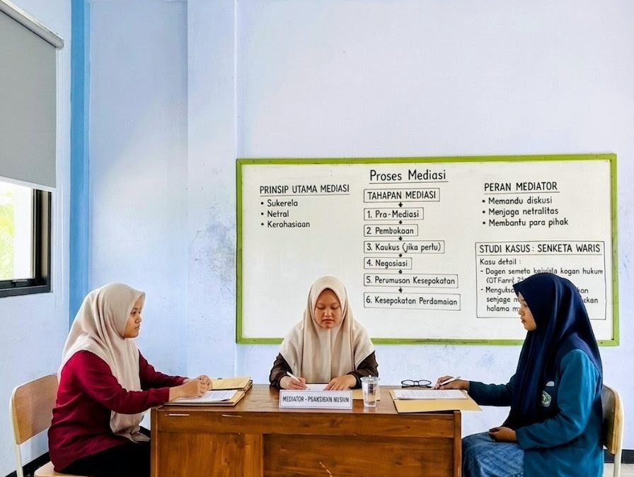 Praktikum Mediasi Program Studi Hukum Keluarga Islam STAI KH. Zainuddin Ponpes Mojosari: Membangun Kompetensi Penyelesaian Sengketa Keluarga Secara Damai